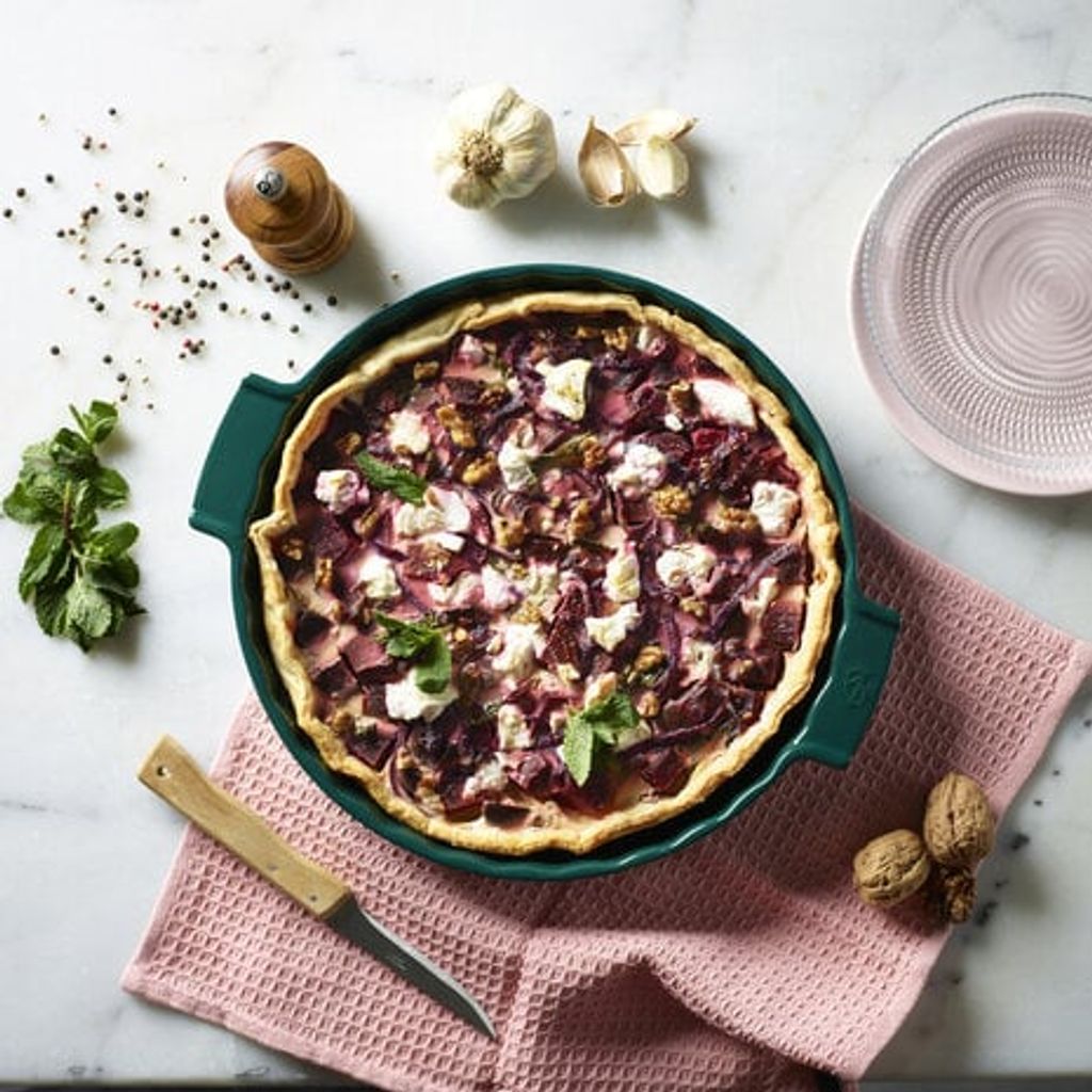 Plat à tarte vert forêt 30 cm - Visuel 1
